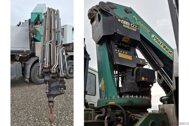 شاحنة قلاب Iveco 480 Eurotrakker 8x4/TÜV/Palfinger PK 44002 G/MEILLER