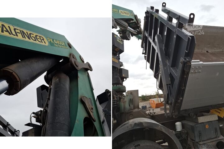 شاحنة قلاب Iveco 480 Eurotrakker 8x4/TÜV/Palfinger PK 44002 G/MEILLER