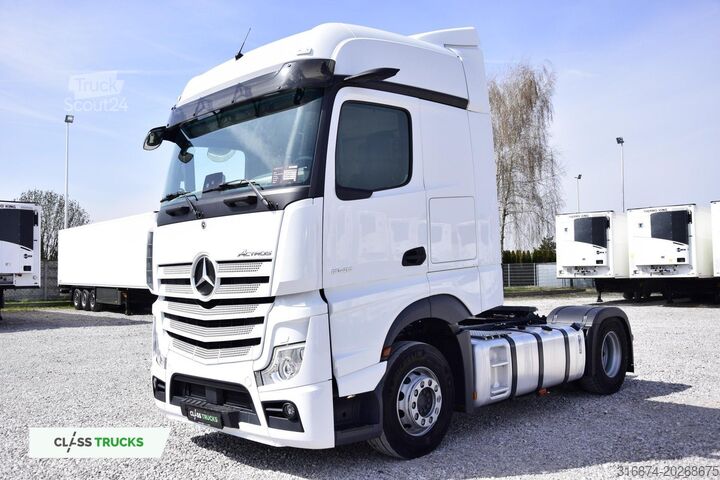 τυποποιημένη μονάδα ελκυστήρα MERCEDES-BENZ Actros 5 1845 BigSpace Mirror Cam