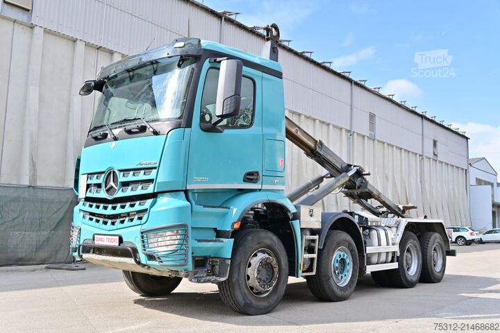 Крюковой мусоровоз Mercedes-Benz Arocs 3251  E6 8x4 Retarder Blatt Blatt AHK 26T