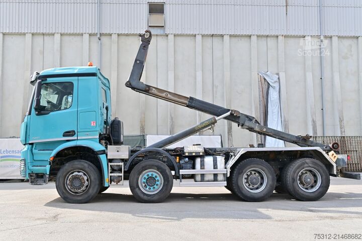 Крюковой мусоровоз Mercedes-Benz Arocs 3251  E6 8x4 Retarder Blatt Blatt AHK 26T