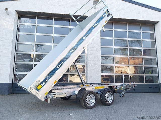 Kipper driezijdig Cheval Liberté PW 3.6 3500kg 3,6x1,8 Elektro Alurampen Stützen