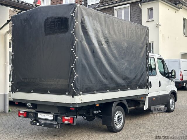 Curtain sider van Iveco 35S16 Pritsche Plane  DOKA   KLIMA   AHK   1 HAND