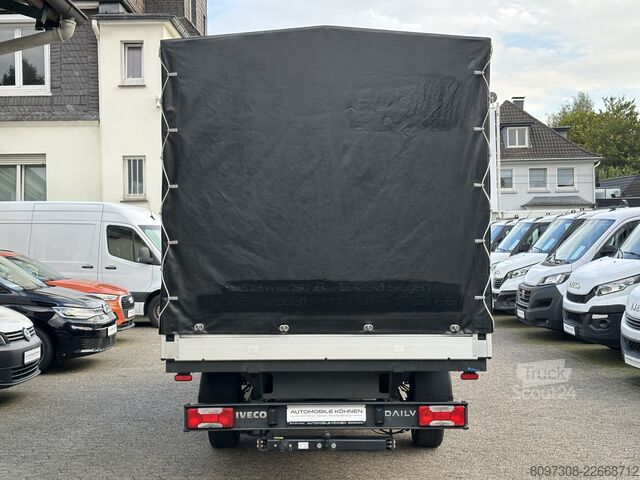 Curtain sider van Iveco 35S16 Pritsche Plane  DOKA   KLIMA   AHK   1 HAND