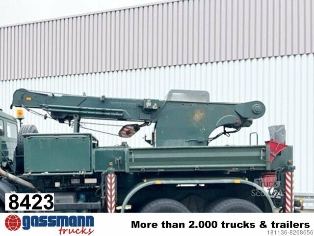 Kravas automašīnai uzstādīts celtnis WILHAG TW 931 Montagekran mit Kabine