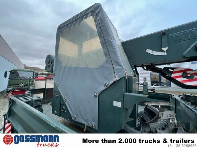 Kravas automašīnai uzstādīts celtnis WILHAG TW 931 Montagekran mit Kabine