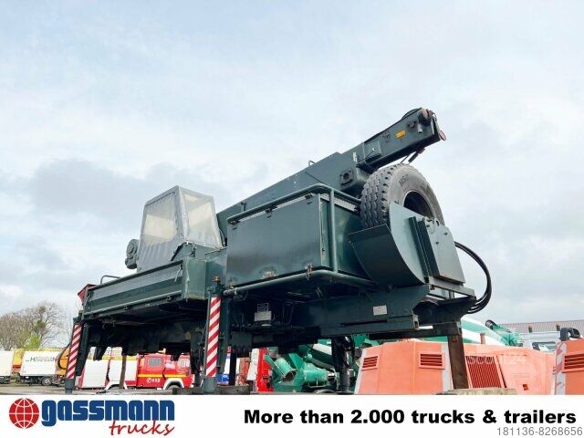 Kravas automašīnai uzstādīts celtnis  WILHAG TW 931 Montagekran mit Kabine