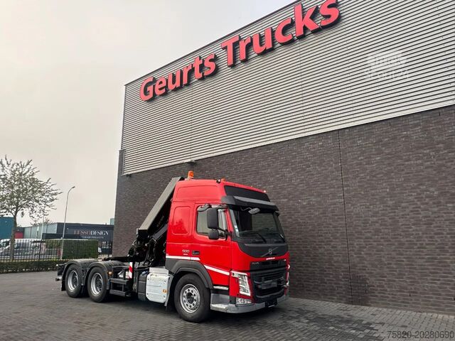 Camion-grue Volvo FM 500 6X4 TREKKER/ BAKWAGEN  MET HIAB XS377 EP...
