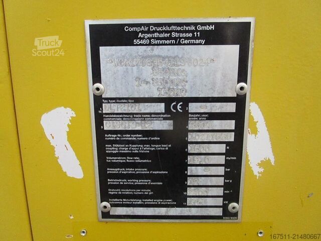 Kylmediekompressor Compair C 190 TS- 12 N