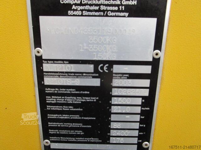 Compresseur frigorifique Compair C 210 TS - 9 - N