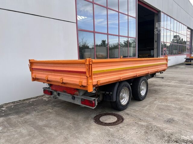 Kiepaanhangwagen Obermaier 14  14,2 t Tandemkipper- Tieflader