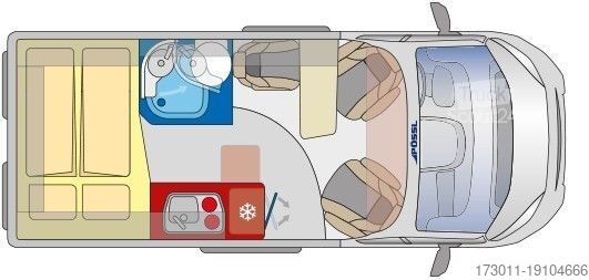 Karavan PÖSSL Summit Shine 540 Peugeot 140PS Automat Modell25