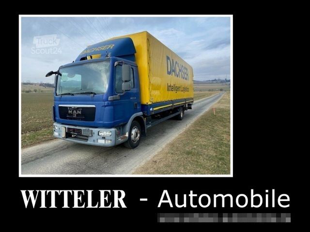 Chassis de camião MAN MAN TGL 12.250 BL Pritsche/Plane 8 m+LBW 1,5 to