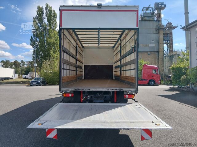 бортовой грузовик с тентом Iveco EuroCargo ML 180 E 32/P  Gardine LBW