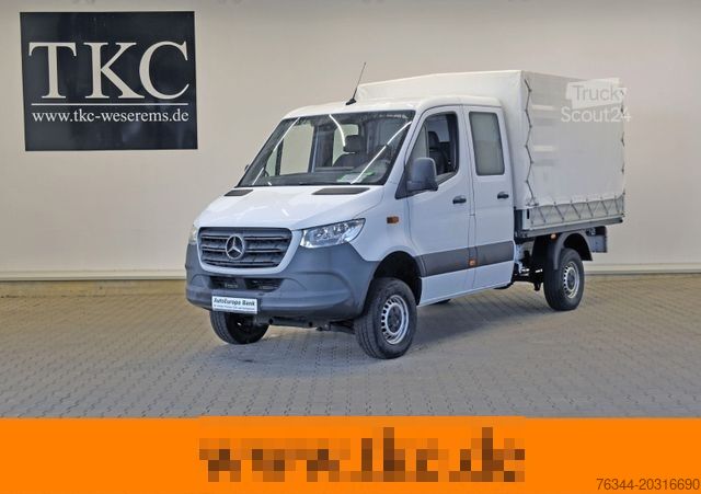 Aizkaru sānu furgons MERCEDES-BENZ Sprinter 314 CDI ALLRAD 4x4 Doka Pritsche Klima