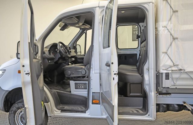 Furgão cortina de lona MERCEDES-BENZ Sprinter 314 CDI ALLRAD 4x4 Doka Pritsche Klima