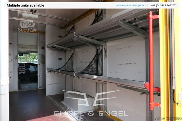 Transporter mit Koffer iveco Daily 35 S11 C30C AUTOMATIK KAMERA MAXI Regale LUFT DURCHGANG