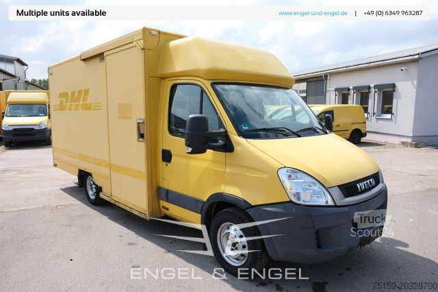 Transporter mit Koffer iveco Daily 35 S11 C30C AUTOMATIK KAMERA MAXI Regale LUFT DURCHGANG