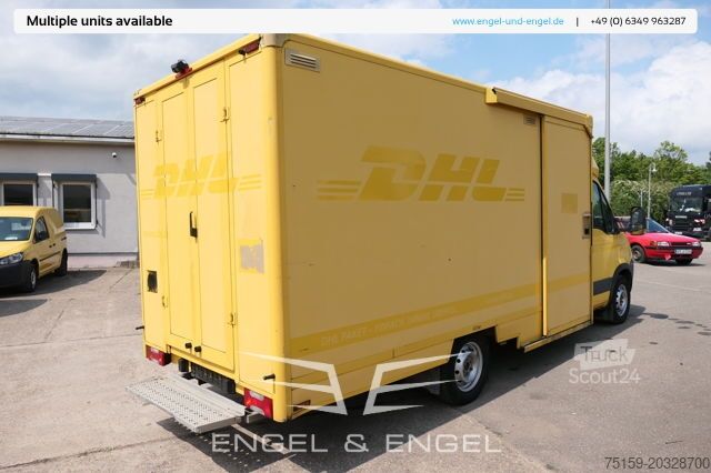 Transporter mit Koffer iveco Daily 35 S11 C30C AUTOMATIK KAMERA MAXI Regale LUFT DURCHGANG