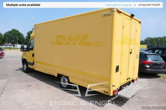Transporter mit Koffer iveco Daily 35 S11 C30C AUTOMATIK KAMERA MAXI Regale LUFT DURCHGANG