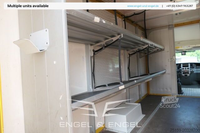 Transporter mit Koffer iveco Daily 35 S11 C30C AUTOMATIK KAMERA MAXI Regale LUFT DURCHGANG