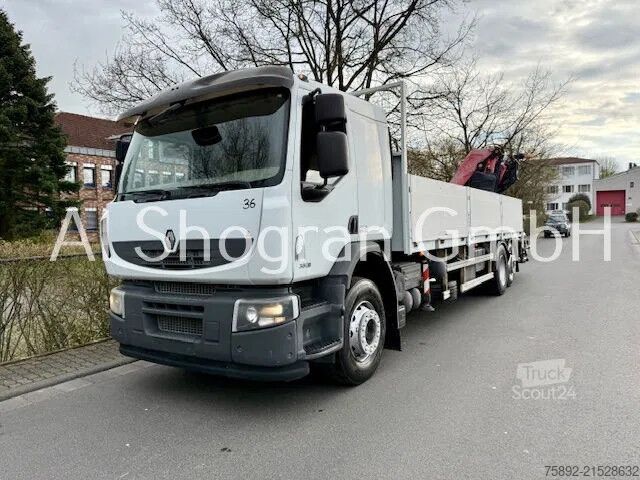 Lastplattform Renault Lander 380 6x2/Fassi F290A 24 Funk/Eu5/Liftachs...