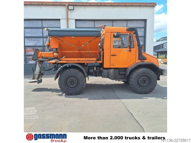 Özel amaçlı kamyon Unimog U 130 4x4, Kipper, Zapfwelle vorne+hinten,