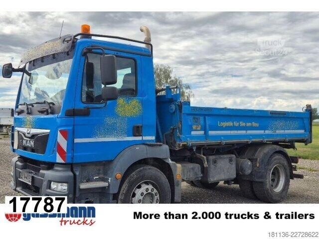 Самосвал MAN TGM 18.290 4x2 BL, Meiller 3-Seiten AHK-Öl