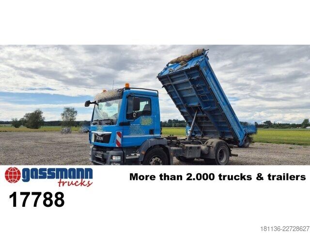 Kiepwagen MAN TGM 18.290 4x2 BL, Meiller 3-Seiten, AHK-Öl