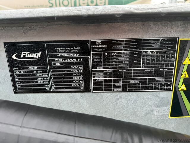Wissellaadbak oplegger FLIEGL SDS 390