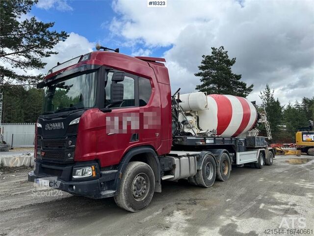 Scania cement mixer truck online