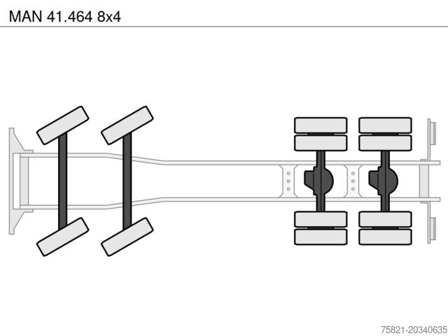 Zuigvoertuig MAN 41.464 8x4