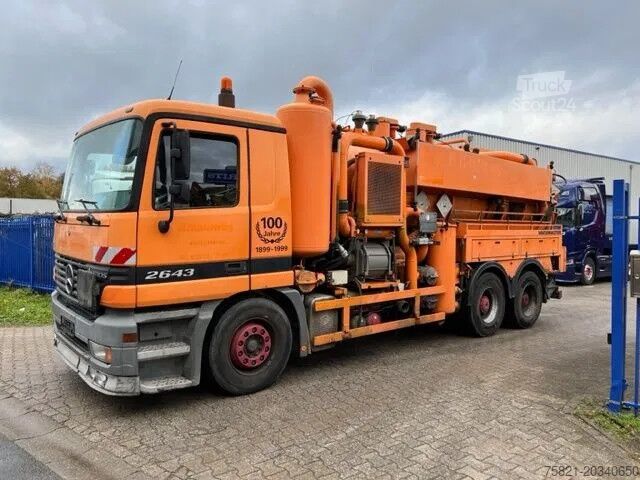 Zuigvoertuig Mercedes-Benz Actros 2643 6x4 + Muller umwelttechniek aufbau