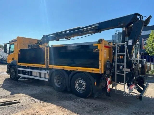 Vrachtwagen met kraan Mercedes-Benz Antos 2540 (SN987) + Hiab 166 K Pro (2 x in stock)