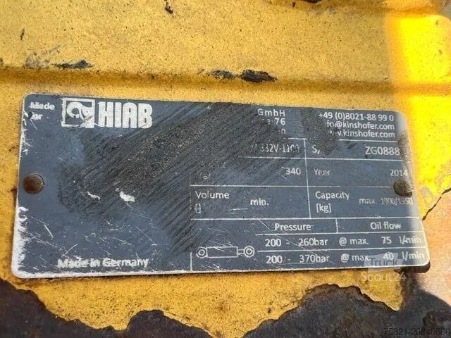 Vrachtwagen met kraan Mercedes-Benz Antos 2540 (SN987) + Hiab 166 K Pro (2 x in stock)