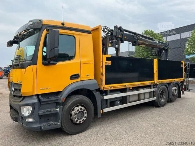 Vrachtwagen met kraan Mercedes-Benz Antos 2540 (SN828) + Hiab 166K Pro (2 x in stock)