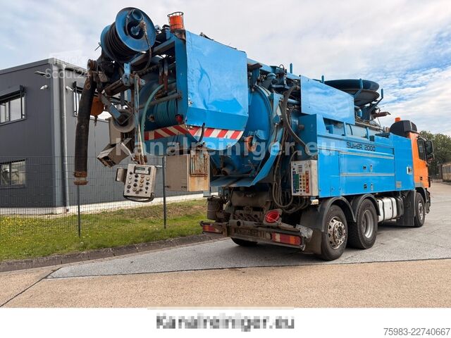 Vacuum tank truck MERCEDES-BENZ Actros 2544 L 6x2 Wiedemann enviro tec