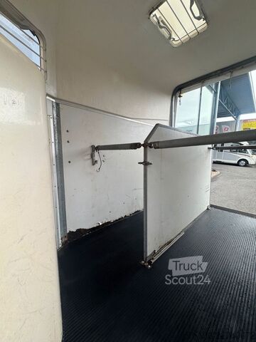 Horse transport trailer BÖCKMANN DUO 2 Pferdeanhänger Holz/Poly SK  2,4t.