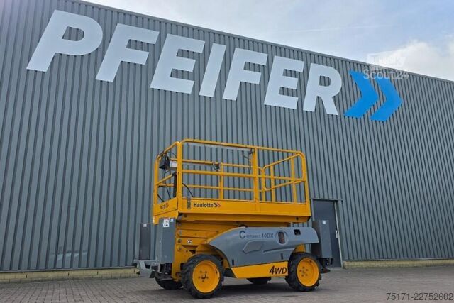 Ollós emelő Haulotte COMPACT 10DX Diesel, 4x4 Drive, 10.2m Working Heig