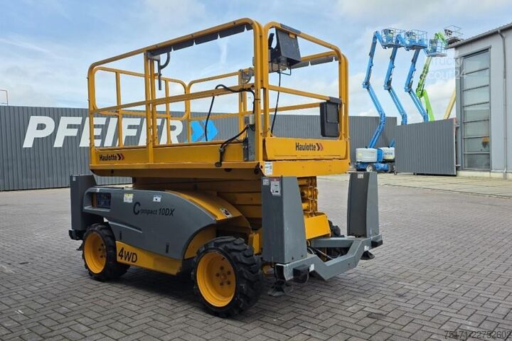 Ollós emelő Haulotte COMPACT 10DX Diesel, 4x4 Drive, 10.2m Working Heig