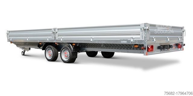 Přívěs na auto STEMA Hochlader Aluminium 5x2 m, 510 x 214 cm, 100km/h