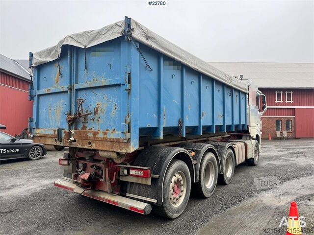 Haakarmsysteem Volvo FH540 Tridem Hooklift Truck – Prepared for Crane H