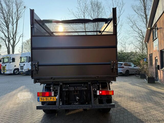 Benne à 3 côtés MAN 10.163 4x4 63.042KM!! PTO/Hydraulic voor+achter...