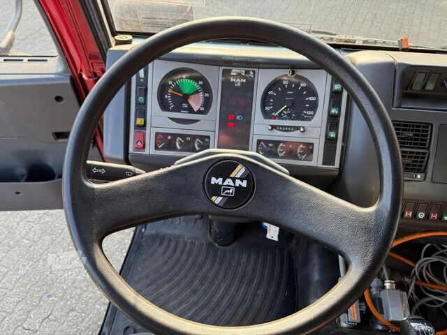 3 taraflı damper MAN 10.163 4x4 63.042KM!! PTO/Hydraulic voor+achter...