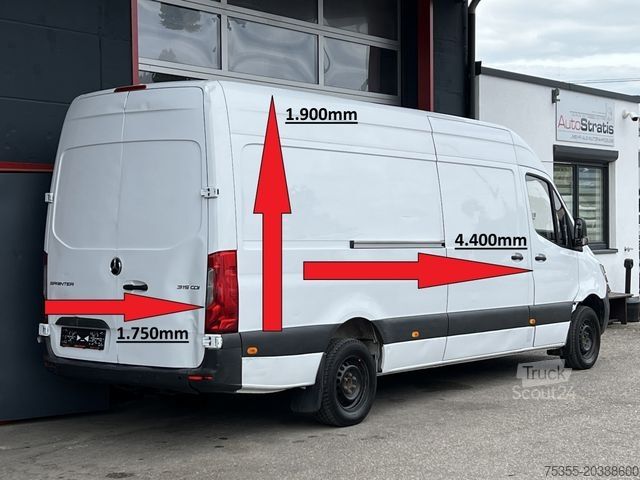 Βαν με ψηλή οροφή MERCEDES-BENZ Sprinter 315 CDI Eu 6d-TEMP MAXI KLIMA Tempomat