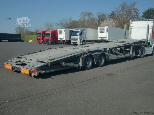 Semi-remorque porte-voitures Vega 2D Jeep Carrier Lenkachse f. 6 Fahrzeuge