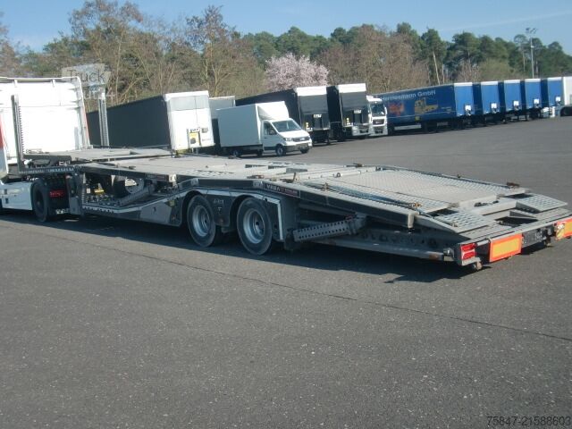 Semi-remorque porte-voitures Vega 2D Jeep Carrier Lenkachse f. 6 Fahrzeuge