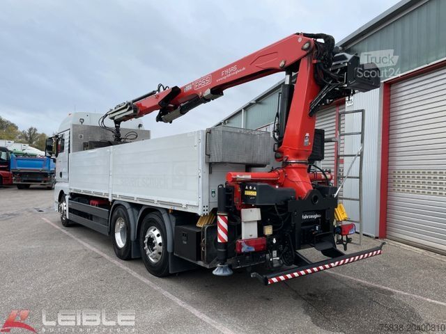 Grue montée sur camion MAN TGX 26.440 6x2-4LL Baustoff*Fassi F195 AS.22*