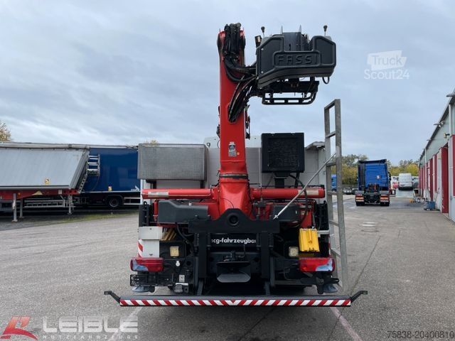 Grue montée sur camion MAN TGX 26.440 6x2-4LL Baustoff*Fassi F195 AS.22*
