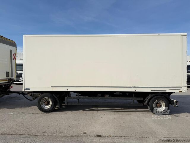 Vehicul comercial SAXAS 2 Achs Koffer Drehschemel 1. Hand trocken dicht